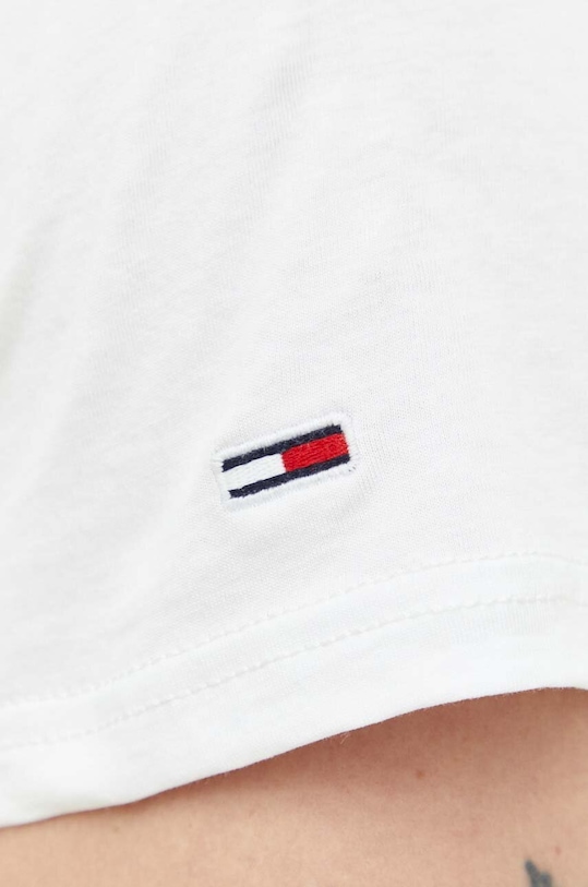 Tommy Jeans pamut póló DM0DM13509.PPYX fehér