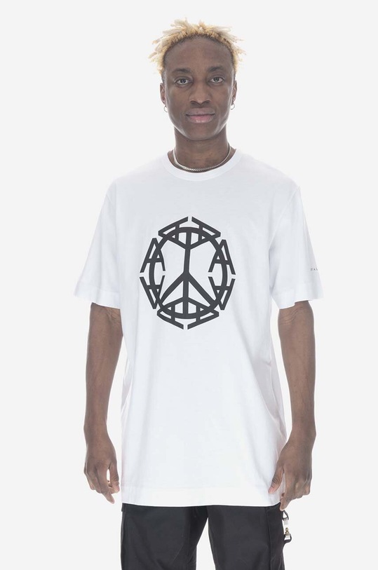 1017 ALYX 9SM cotton Peace Sing T-shirt regular white AAUTS0407FA01