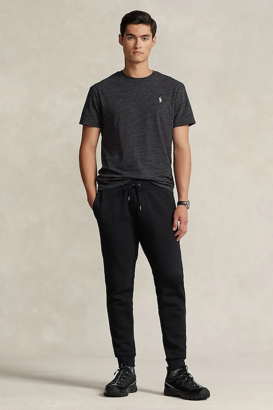 Odzież Polo Ralph Lauren t-shirt bawełniany 710671426 czarny