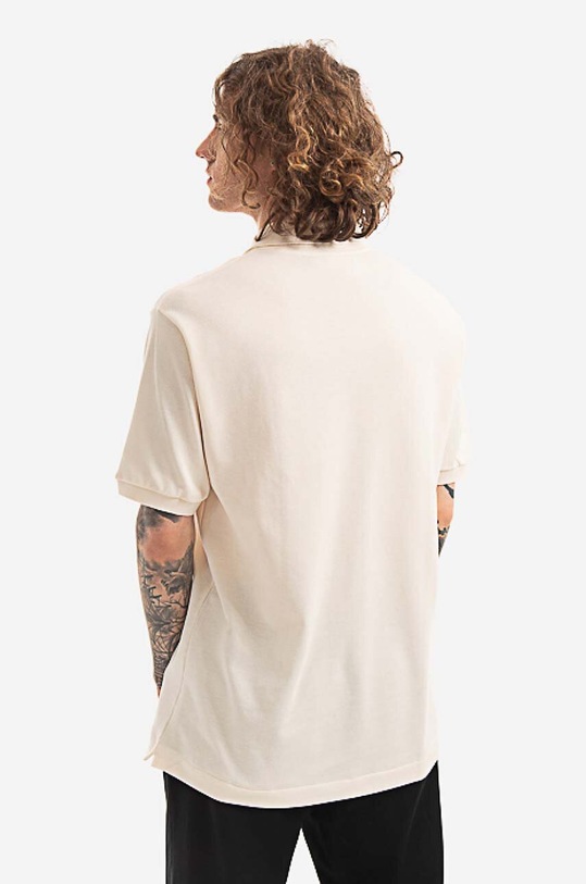 Odzież Lacoste polo bawełniane Classic Fit L1212.XFJ beżowy