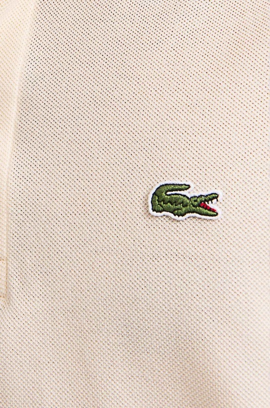 Lacoste polo bawełniane Classic Fit beżowy L1212.XFJ