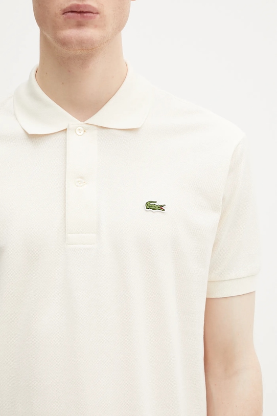 Lacoste cotton polo shirt Classic Fit beige L1212.XFJ