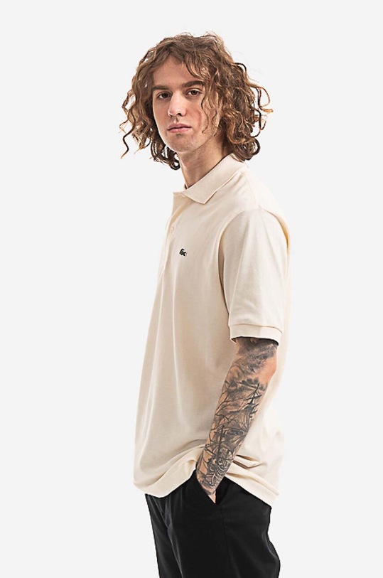 Lacoste polo de bumbac Classic Fit L1212.XFJ bej