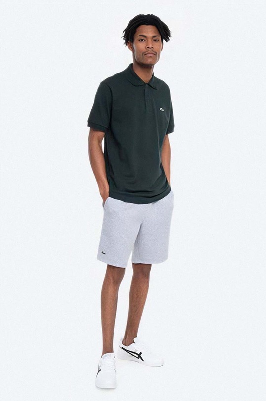 Lacoste polo bawełniane L1212.YZP zielony SS25