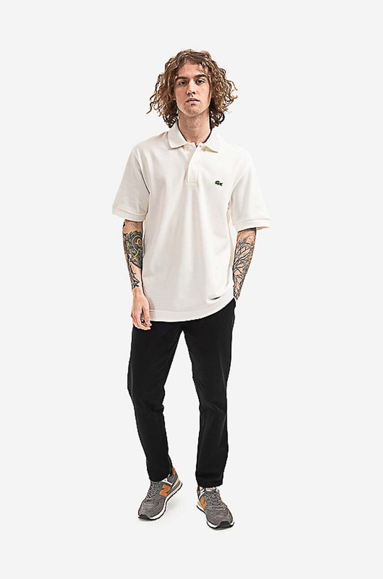 Lacoste cotton polo shirt L1221.70V white SS23