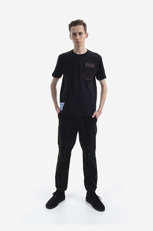 MCQ tricou din bumbac 677270RST631000 negru SS23