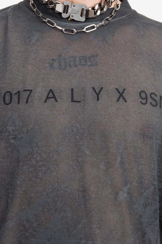 1017 ALYX 9SM cotton T-shirt Translucent Graphic black AAUTS0392FA02