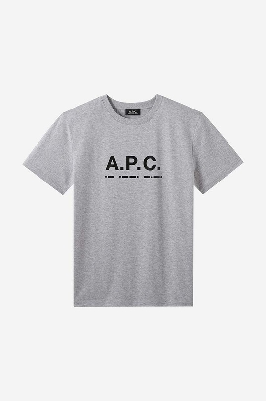 A.P.C. cotton T-shirt Sven gray CODEU.M26199