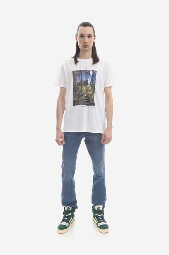 A.P.C. cotton T-shirt Palermo COELH.M26165 white SS23