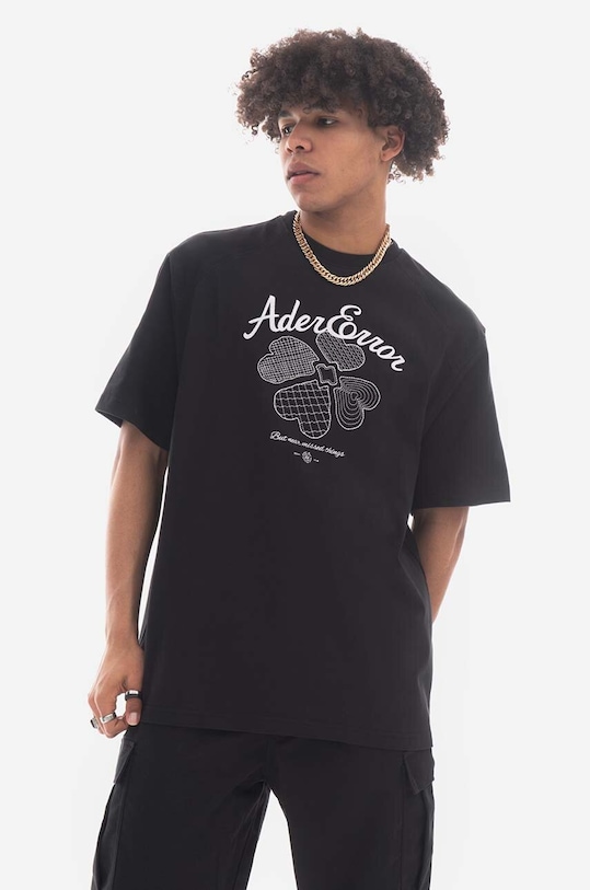 Ader Error cotton T-shirt Ader Error T-shirt BMADSSTS0102BK black