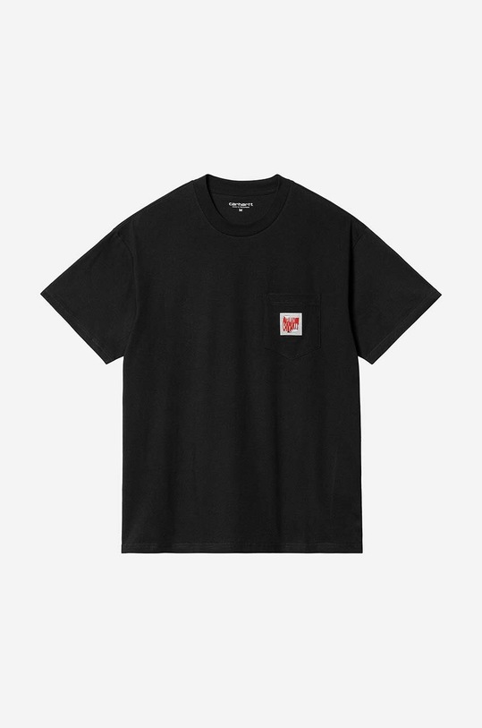 Carhartt WIP cotton t-shirt applique black I031831