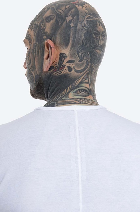 Rick Owens cotton longsleeve top DU20F1260.RNEP4.CHALK