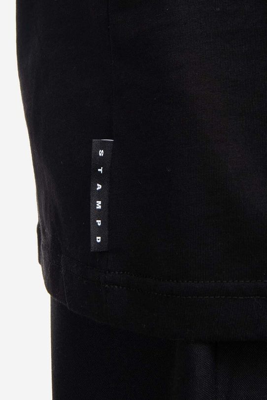 STAMPD tricou din bumbac SLA.M3098TE negru