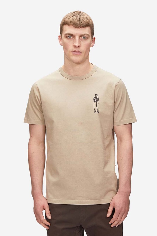 C.P. Company cotton T-shirt Mercerized Jersey 30/2 Graphic T-shirt 14CMTS155A006499W330 beige