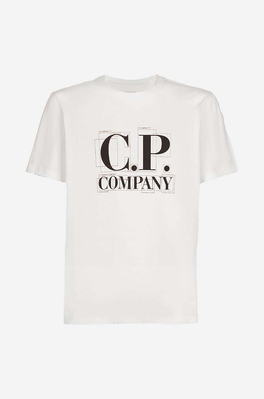 C.P. Company cotton t-shirt 14CMTS189A005100W103 white SS23