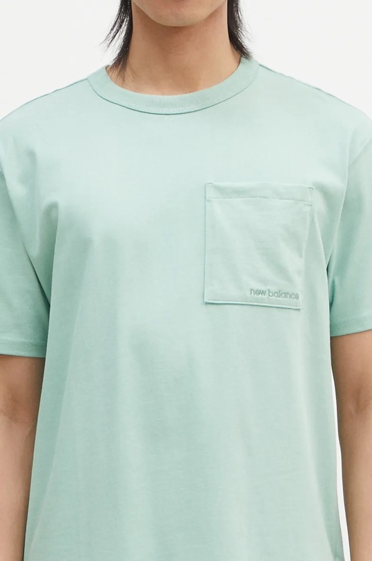 New Balance cotton t-shirt green MT23567SAE