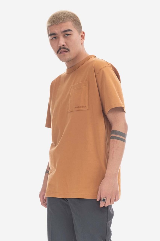 New Balance t-shirt bawełniany MT23567TOB