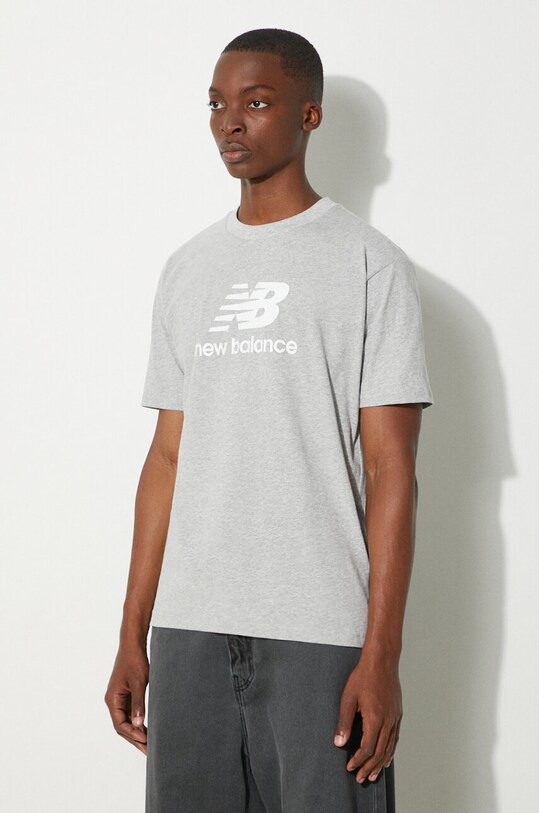 New Balance t-shirt gray MT31541AG