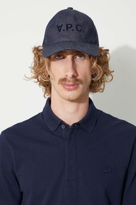 Polo majica Lacoste T-shirt PH5522 166 PH5522.166 mornarsko plava