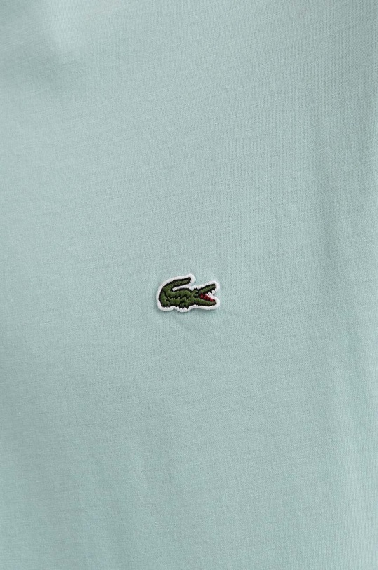 Lacoste t-shirt bawełniany TH6709 LGF TH6709.LGF niebieski SS23