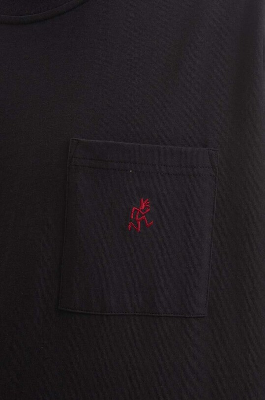 Bavlněné tričko Gramicci One Point Tee G301.OGJ černá AW23
