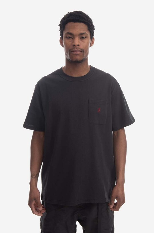 Bavlněné tričko Gramicci One Point Tee černá G301.OGJ