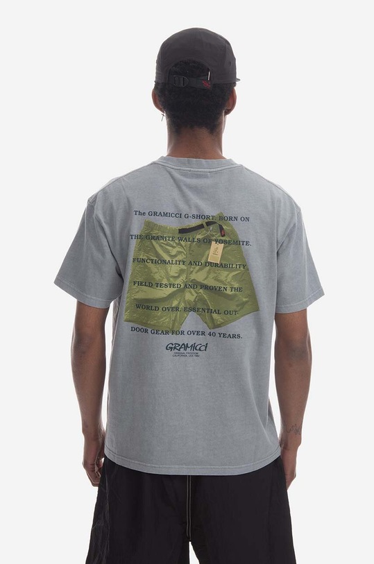 Gramicci t-shirt in cotone G-Short Tee G3SU.T047 grigio SS23
