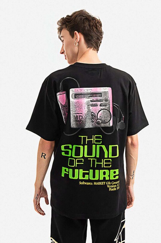 Clothing Market cotton t-shirt 399000993 black