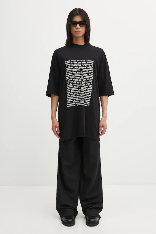 Rick Owens DRKSHDW cotton t-shirt DU01C6274.RNEP3.BLACK black