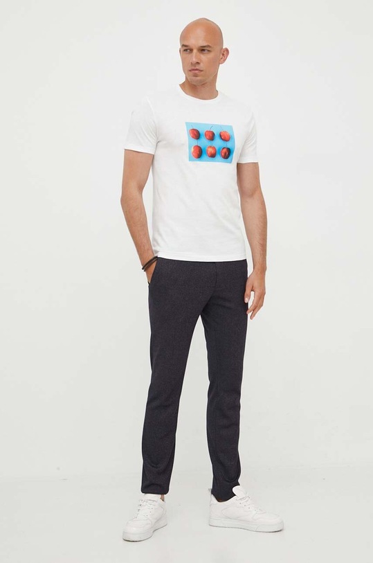 Bavlnené tričko United Colors of Benetton 3096U107F.074 biela SS23