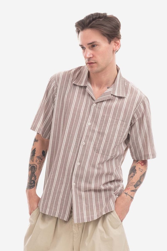 Srajca Universal Works 28683.BROWN