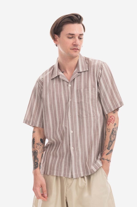 Srajca Universal Works 28683.BROWN