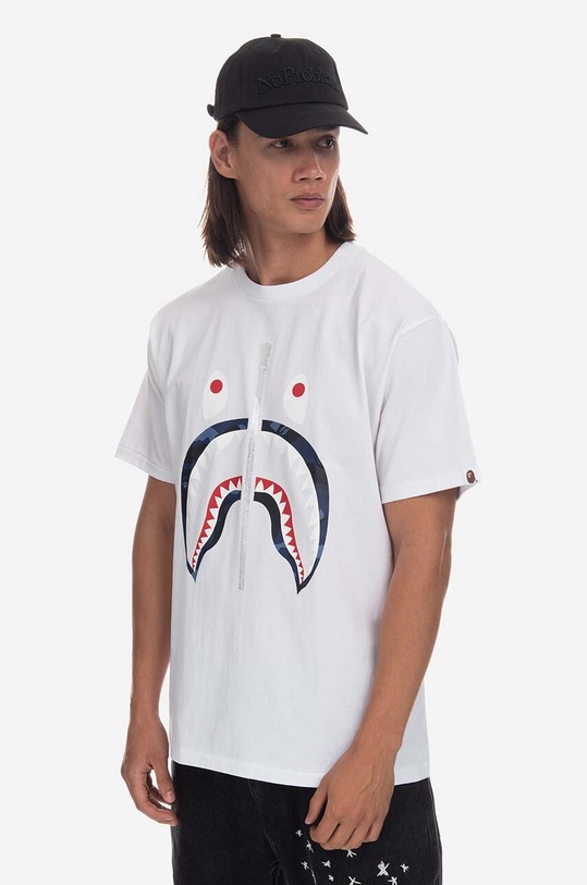 A Bathing Ape t-shirt in cotone 001TEI801016M bianco