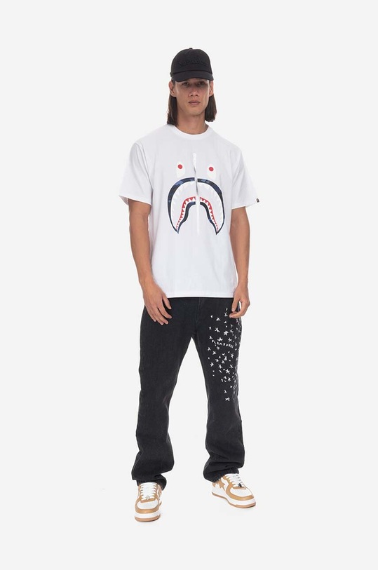 A Bathing Ape t-shirt in cotone 001TEI801016M