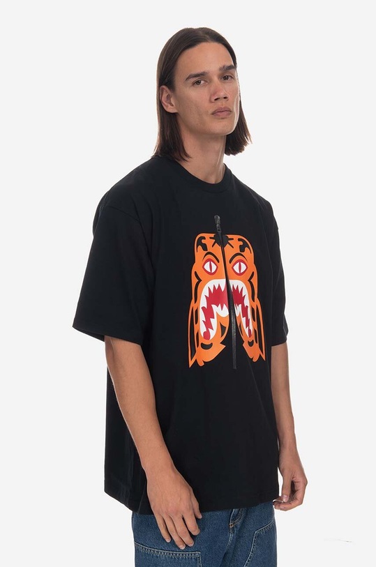 A Bathing Ape cotton t-shirt black 001CSI801012M