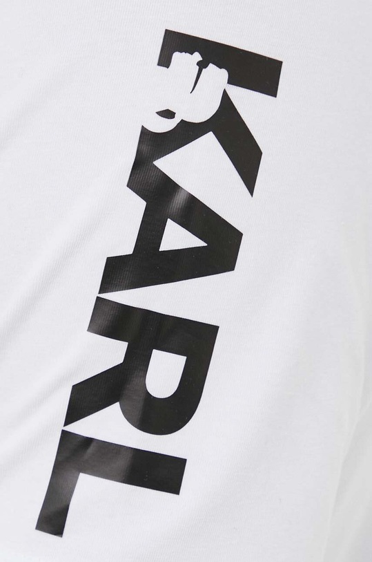 Karl Lagerfeld t-shirt bawełniany 532224.755150 biały