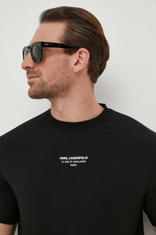 Karl Lagerfeld t-shirt czarny 532221.755059