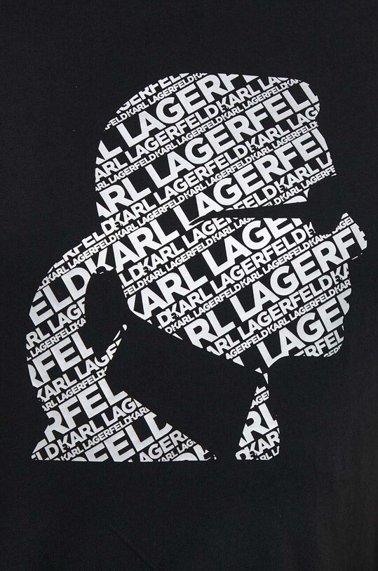 Karl Lagerfeld t-shirt bawełniany 532224.755054 czarny