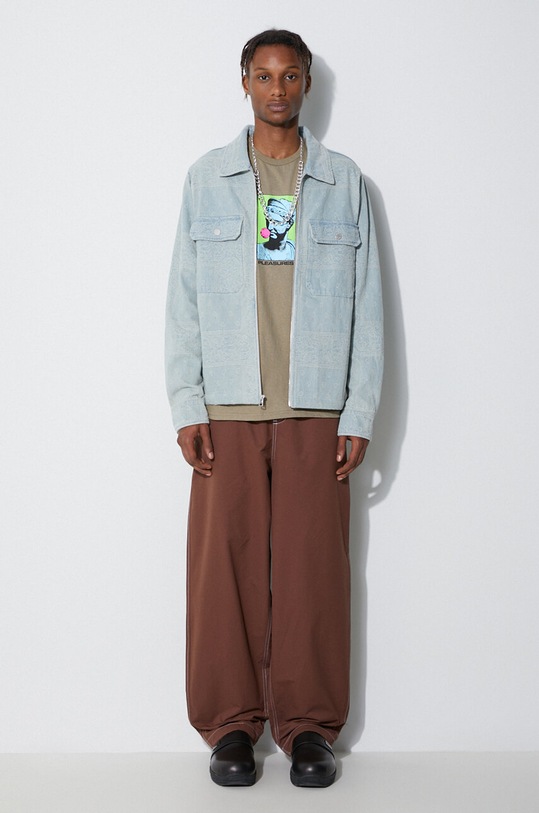 PLEASURES t-shirt in cotone P23SU049 beige SS23