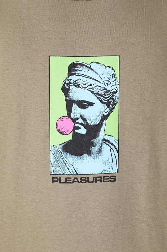 PLEASURES t-shirt in cotone P23SU049