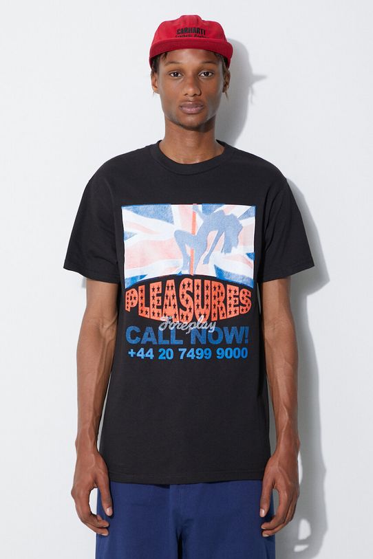 PLEASURES cotton t-shirt