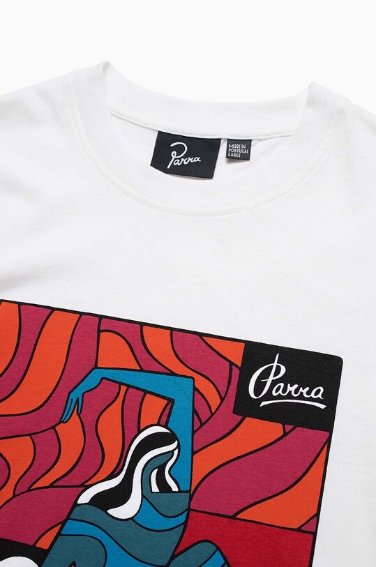 by Parra t-shirt 49502 biały SS23