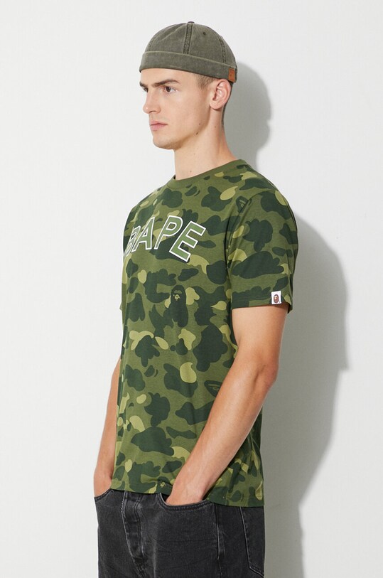 Clothing A Bathing Ape cotton t-shirt 001CSI801003M green