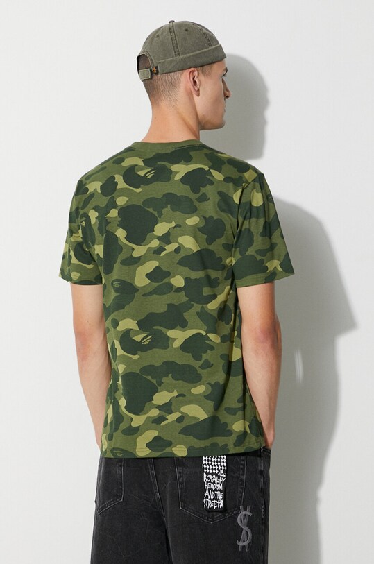 A Bathing Ape cotton t-shirt green 001CSI801003M