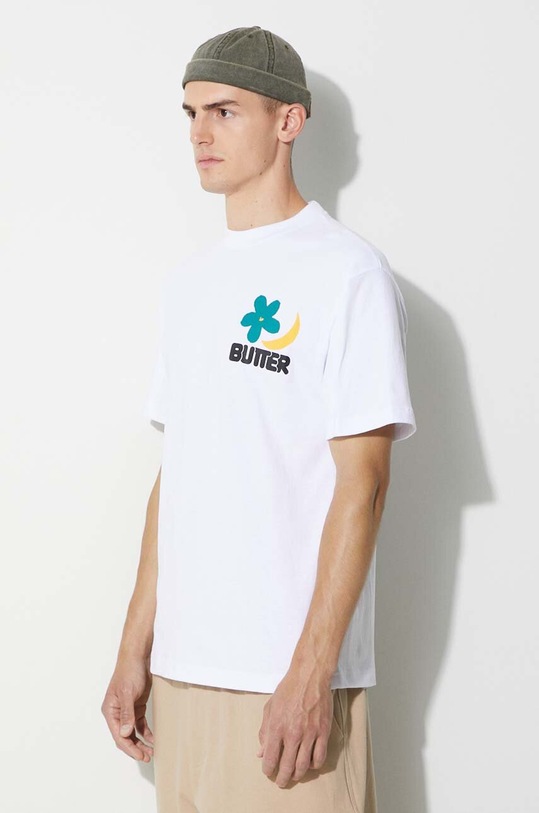 Butter Goods t-shirt in cotone bianco BGQ223D10601