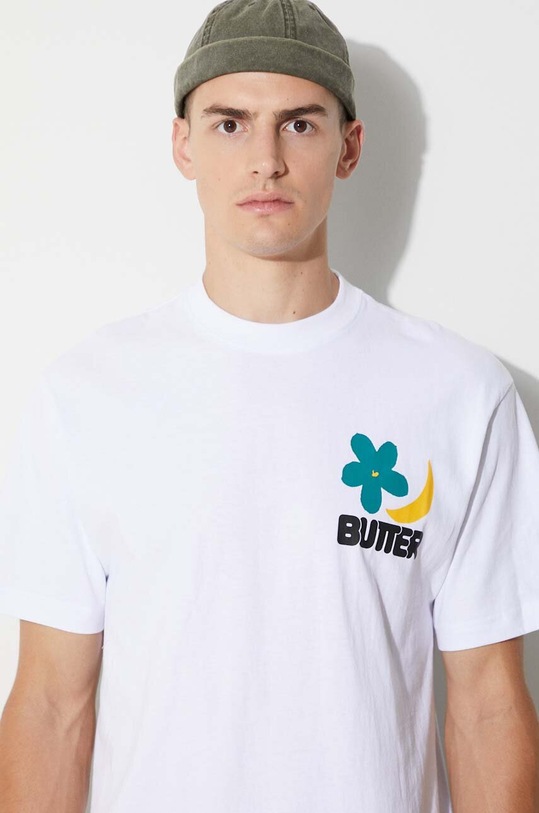 Butter Goods t-shirt in cotone BGQ223D10601 bianco