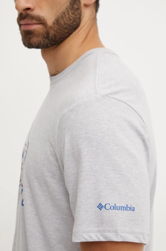 Columbia cotton t-shirt gray 2036401