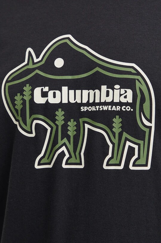Columbia tricou din bumbac 2036401 negru