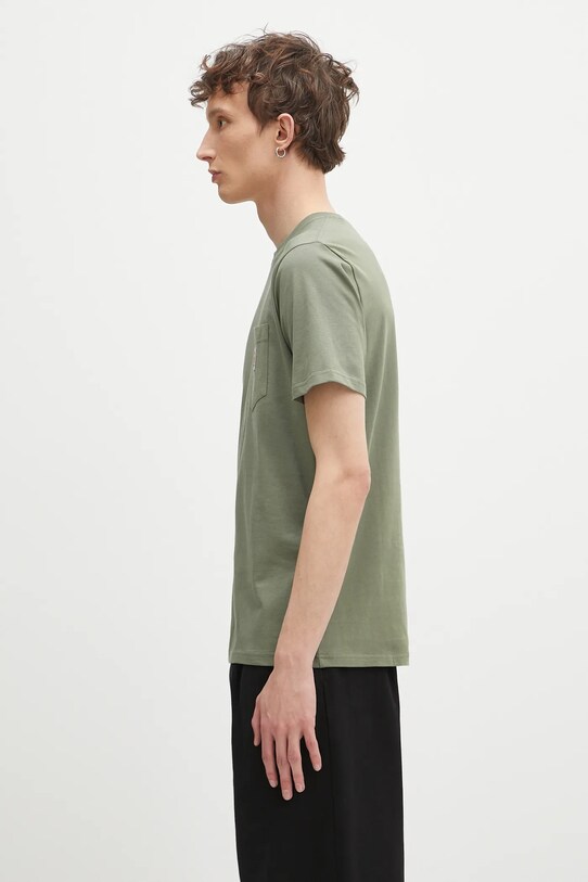 Carhartt WIP t-shirt bawełniany S/S Pocket T-Shirt I030434.667XX zielony SS25