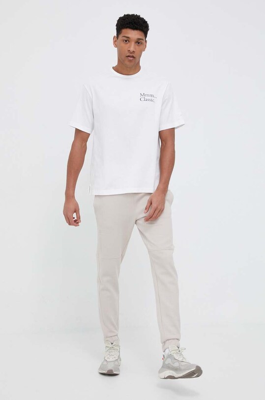 Reebok Classic t-shirt bawełniany biały HT8177